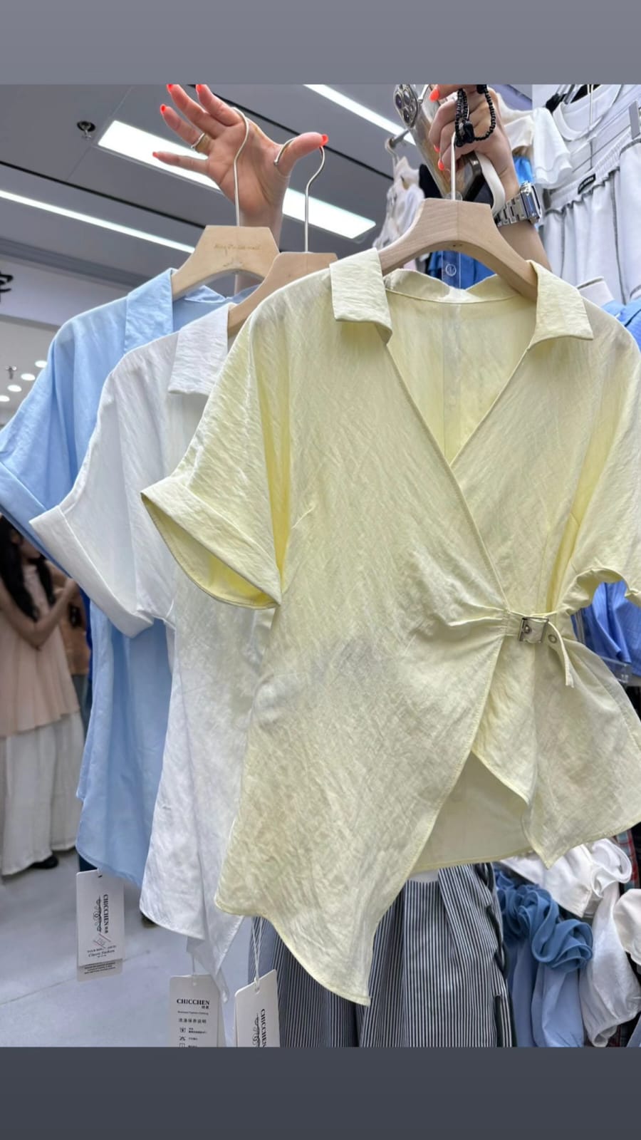 Side Belted Shirt FT711