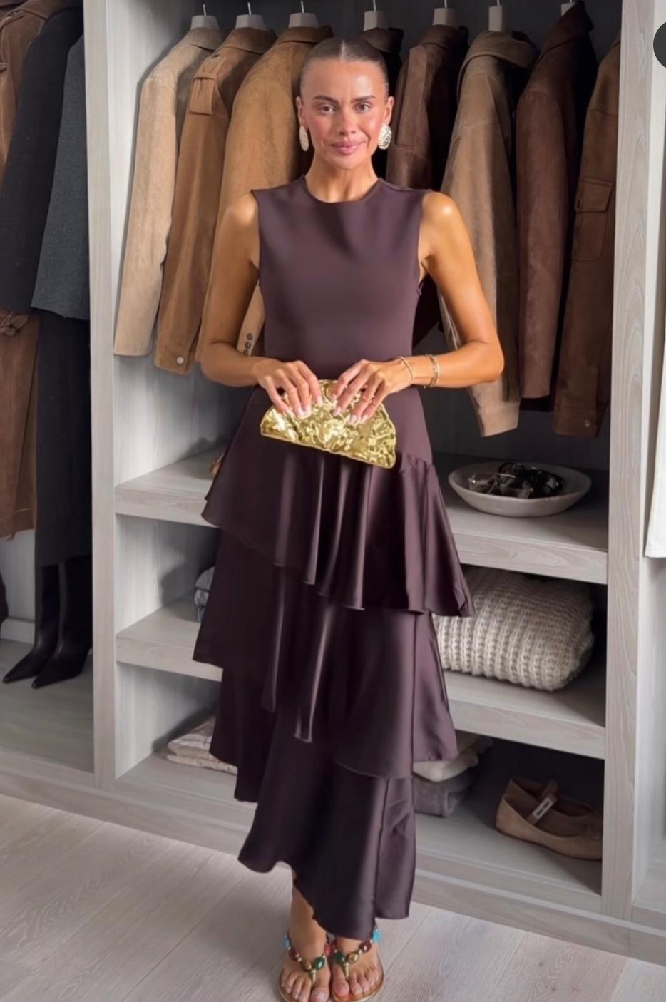 Beautiful Ruffle Dress FT726
