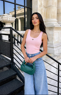 Ribbed-Knit Tank Top FT813