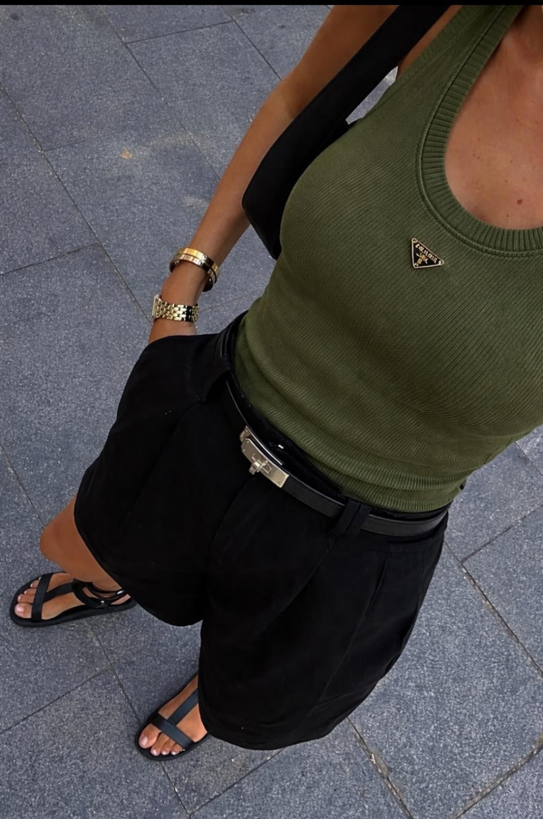 Ribbed-Knit Tank Top FT813