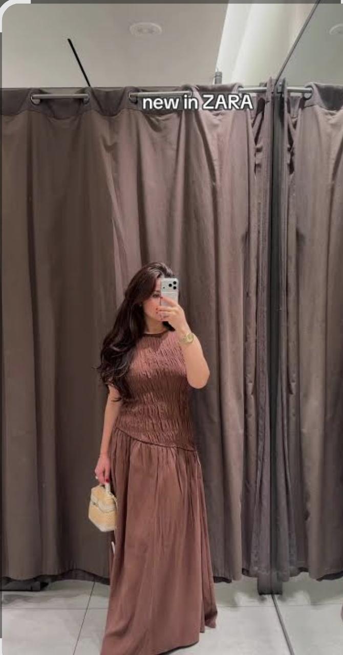 Voluminous Midi Dress FT814