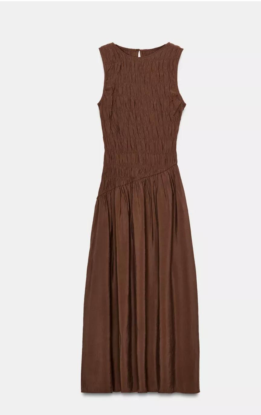 Voluminous Midi Dress FT814