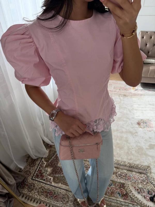 Stunning Lace Cotton Top FT833