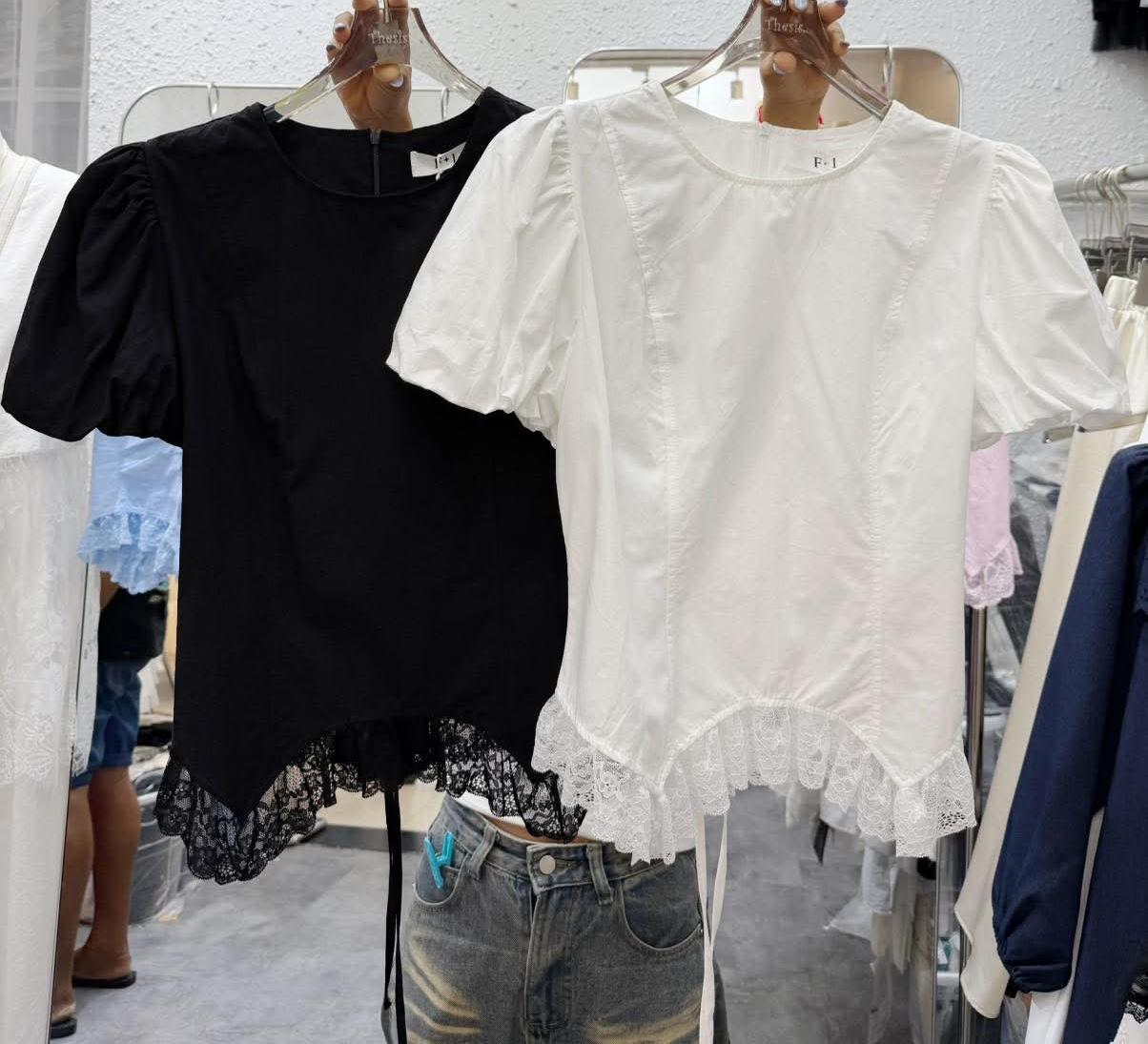 Stunning Lace Cotton Top FT833