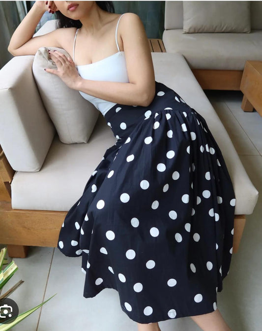 Stunning Polka Dot Skirt FT885