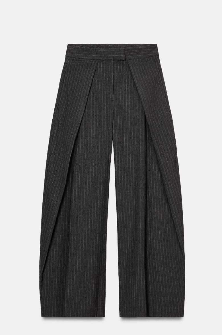 Wide-Leg Striped Pant FT933