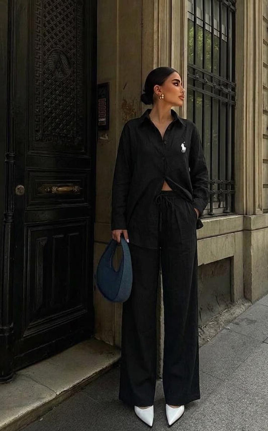 Beautiful Premium co ord set Oversize shirt and pants set FT942