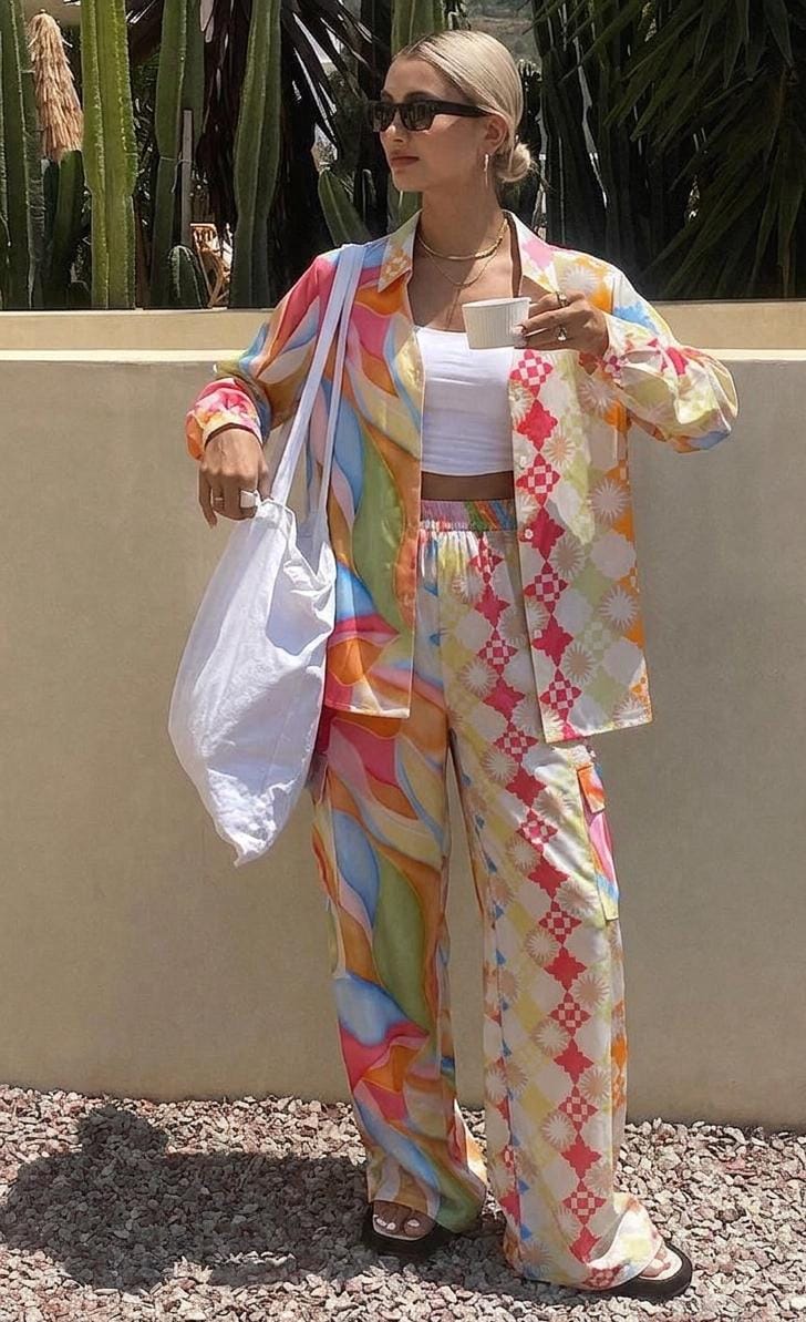 Beautiful Multicolor coord set FT947