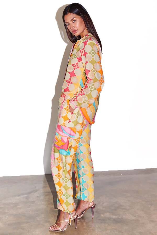 Beautiful Multicolor coord set FT947