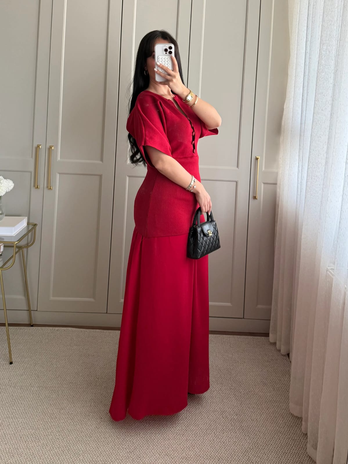 Beautiful Combined knit dress FT9481
