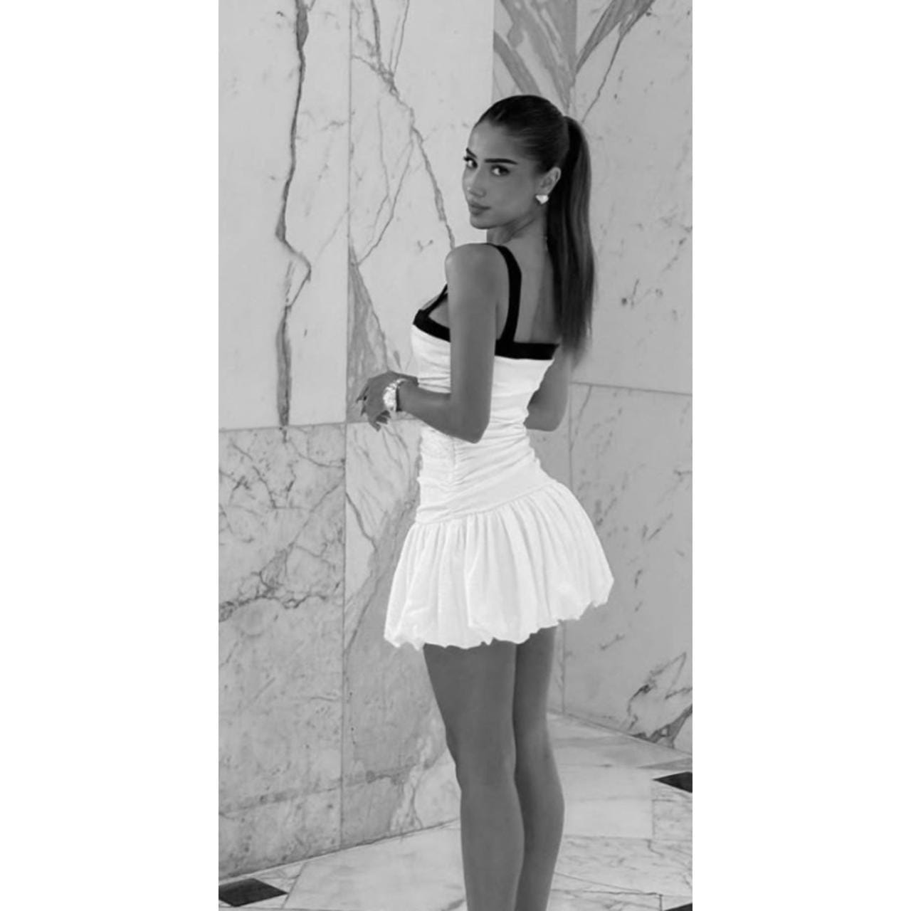 Beautiful Textured Balloon dress FT9480