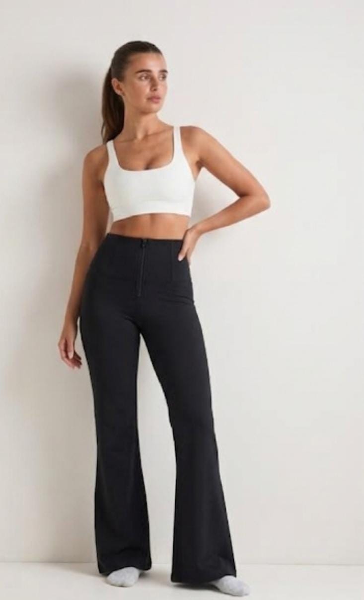 Beautiful Flared high waist yoga pants FT952