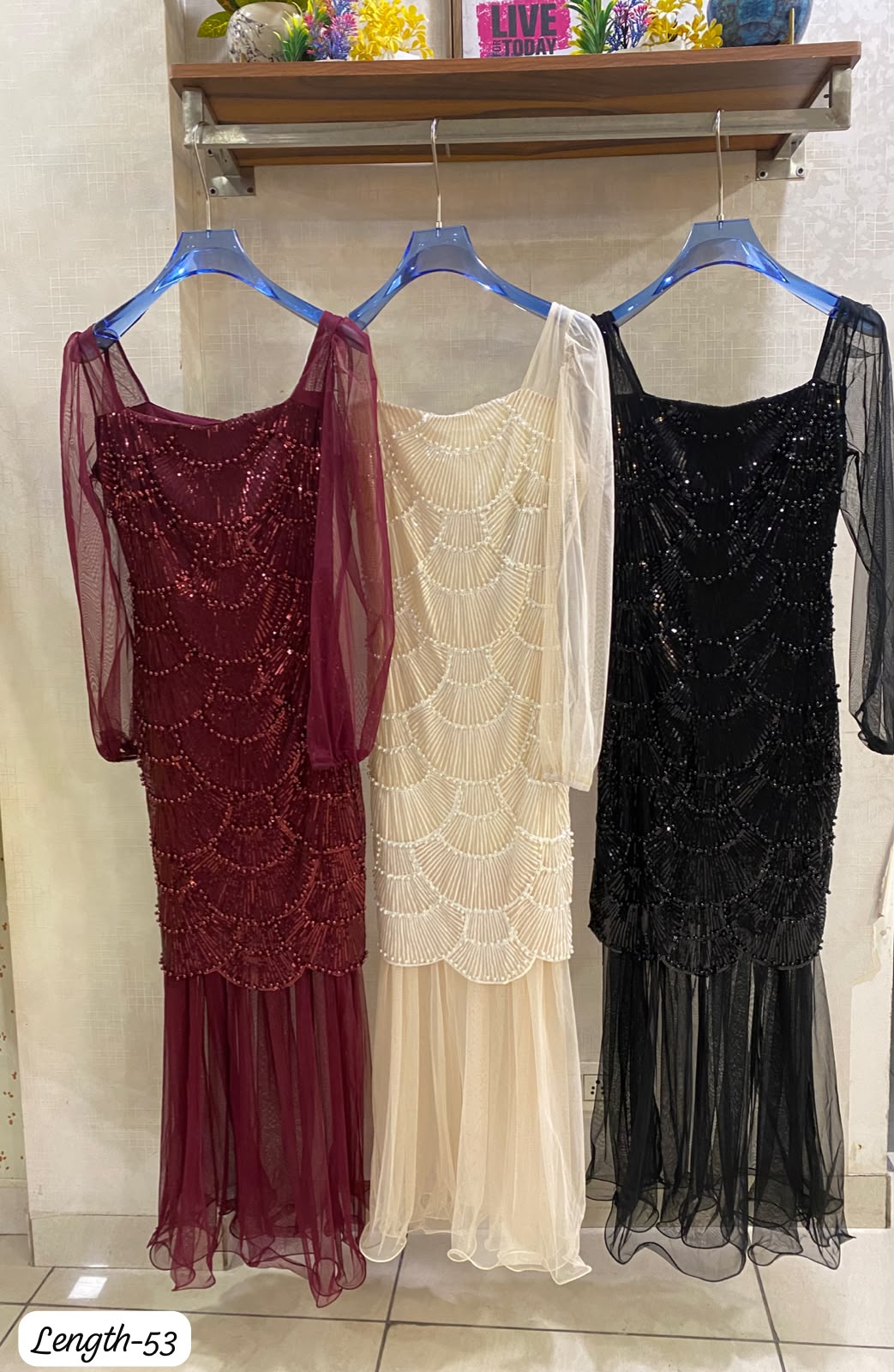 Beautiful  Luxe pearl detailed Stretchable dress FT972