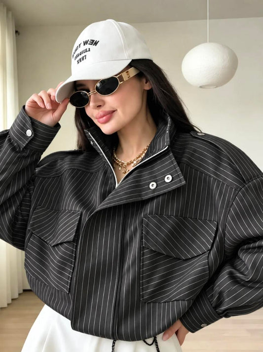 Beautiful New Striped jacket  FT973