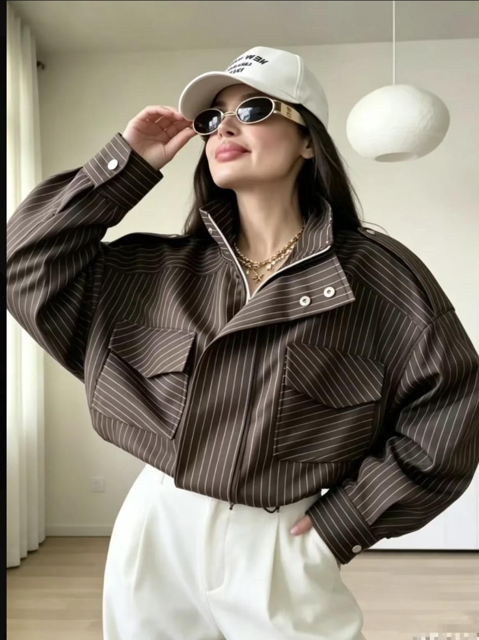 Beautiful New Striped jacket  FT973