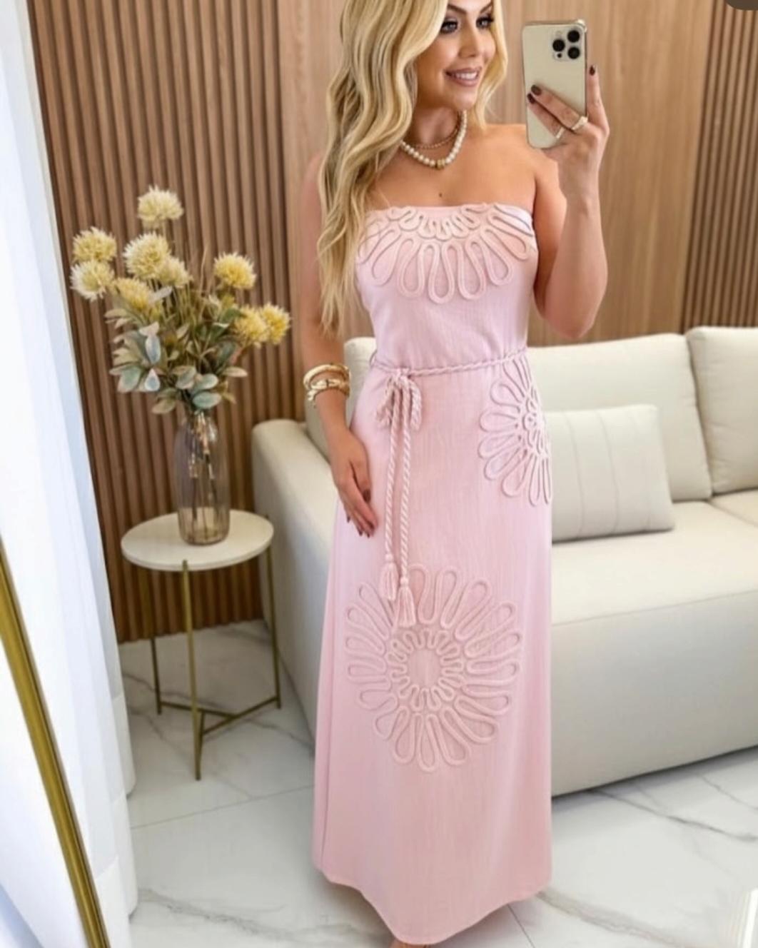 Elegant Embroidered Dress FT655