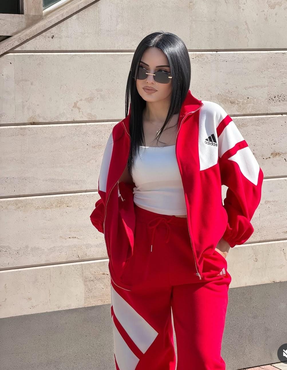 Elegant Retro-Revival Color block oversize Set FT965